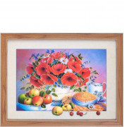Картина 5D 30*40 Маки и фрукты 123 (647153)