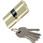 Цилиндровый механизм 90мм Z300-B-90 PB золото S-Locked (121495)
