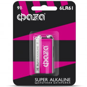 Элемент питания 6LR61 (крона) ФАZА Super Alkaline (495339)