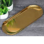 Блюдо овальное 30*12см металл 737553-gold (737553) G-2949 /К/ 1/120 Блюдо овальное 30*12см металл 737553-gold (737553) G-2949 /К/ 1/120