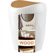 Контейнер для мусора  1,0л Keeplex Wood KL500310624