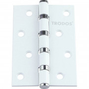 Петля накл. TRODOS 100*70*2,5мм универсальная белая /201087/