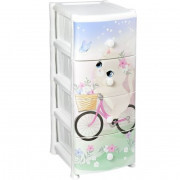 Комод пластм. 4-хсекционный Kitty 0352143 Комод пластм. 4-хсекционный Kitty 0352143