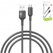 Кабель USB для зарядки Micro 1,0м 3А черный BY Fusion (931-625)