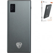 Аккумулятор мобильный 10000мАч 1хUSB-A, 2хUSB-C 20W, 3А металл, серый BY Voyager (031-161)
