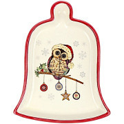 Блюдо 19,5*15см Owl Christmas ZFC250-S1