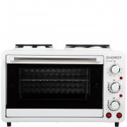 Духовка эл. ENERGY GH26A-W 1400Вт 26л + 2 конфорки/ 700Вт/1000Вт (105498)
