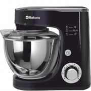 Миксер с чашей 1300Вт планетарный чаша 5,0л, 6 скоростей SA-6332BK ELEGANT