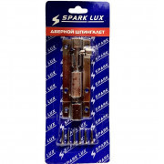 Шпингалет SIB LUX медь 90мм /0768/
